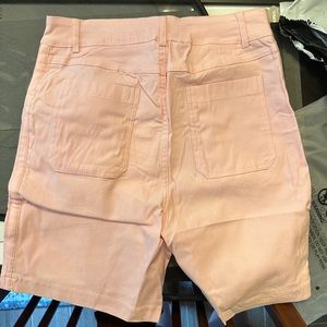 Light pink stretchy shorts. TikTok famous.